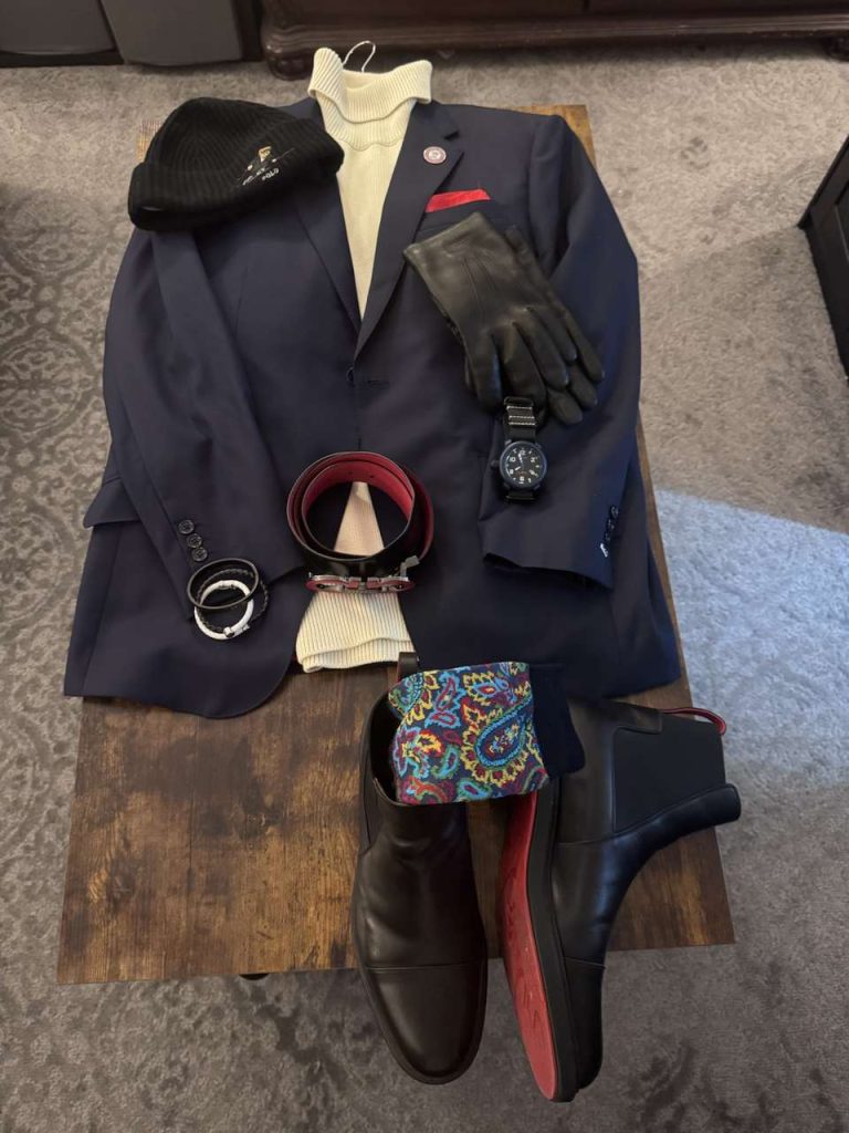 Chilly Spring Day, Warm Style: A Simple Yet Stunning Outfit